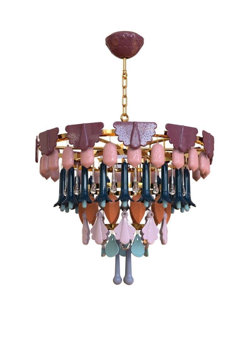 Lladro Seasons Chandelier 70 cm - Fall (CE/UK) - Araco Interiors