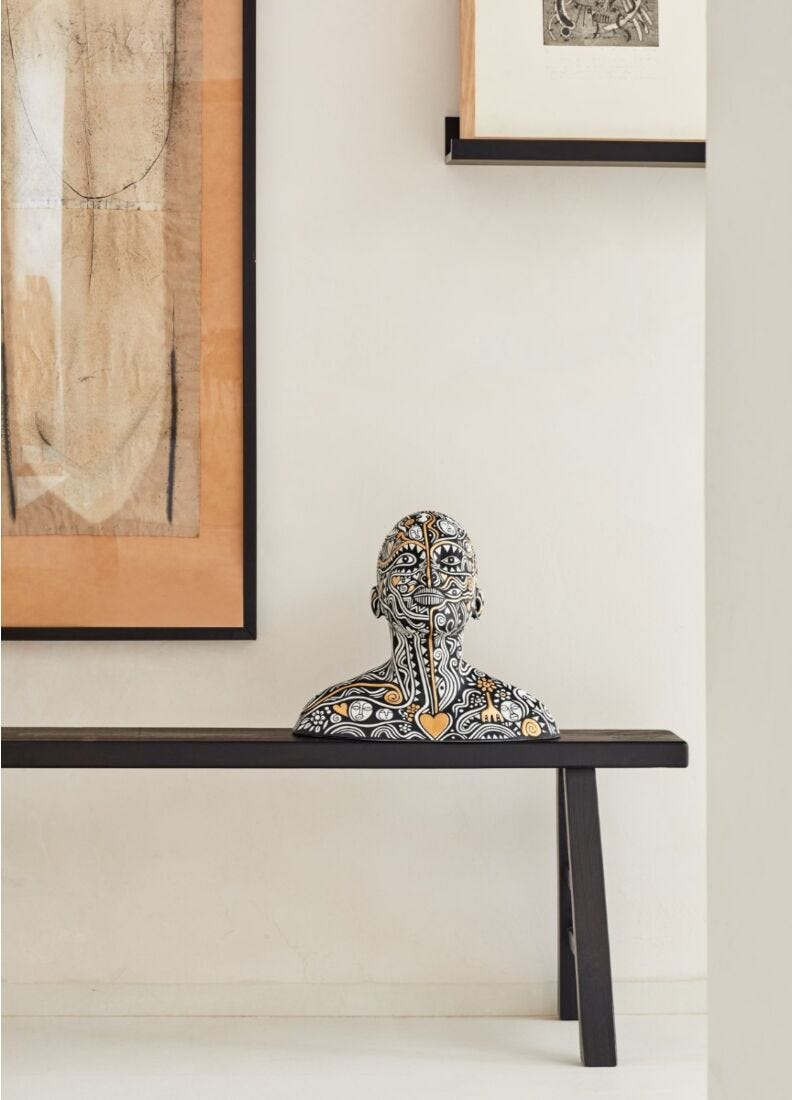 Lladro The Dreamer by Laolu - bust - Araco Interiors