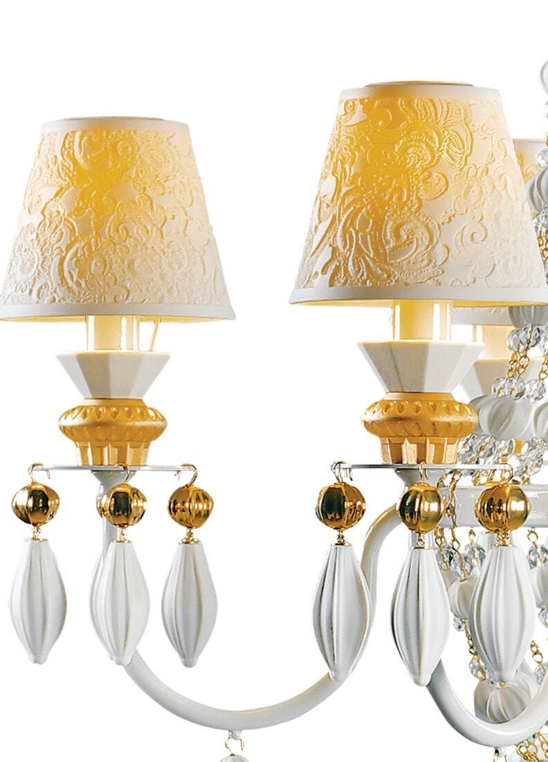 Lladro Winter Palace Chand. 6L - gold (CE/UK/CCC) - Araco Interiors