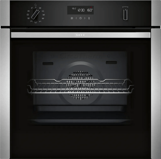 Neff B2ACH7HH0B N 50 Pyrolytic Single Oven Black - Araco Interiors