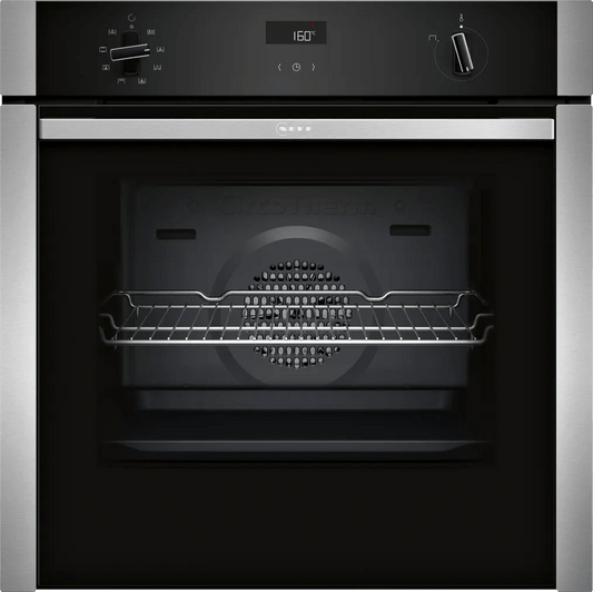 Neff B4ACF1AN0B N 50 Slide & Hide Single Oven Black - Araco Interiors