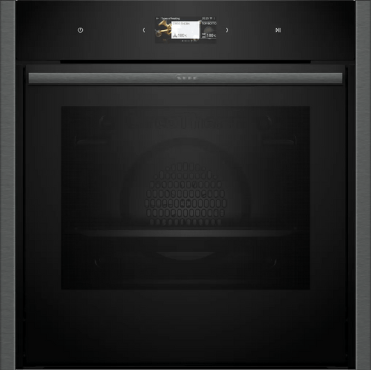 Neff B64CS51G0B N 90 Slide & Hide Single Oven Graphite - Araco Interiors