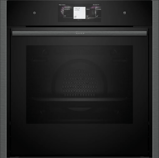 Neff B64VT73G0B N 90 Slide & Hide Pyrolytic Single Oven Graphite - Araco Interiors