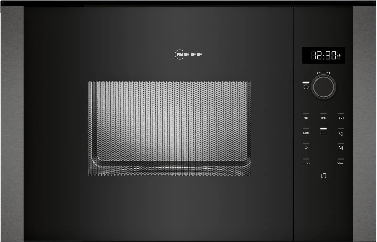 Neff HLAWD23G0B N 50 Integrated Microwave Graphite - Araco Interiors