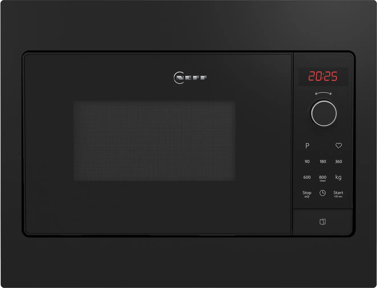 Neff HLAWG25S3B N 30 Integrated Microwave Black - Araco Interiors