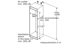 Neff KI1813FE0G N 70 177x56 Fridge - Araco Interiors