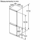 Neff KI7863DD0G N 70 177x56 60/40 Fridge Freezer - Araco Interiors
