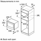 Neff NR4GR31G1B N 70 Integrated Microwave Graphite - Araco Interiors