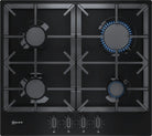 Neff T26DS49S0 N 70 60cm Gas Hob Black - Araco Interiors