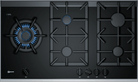 Neff T29TS79N0 N 90 90cm Gas Hob Black Glass - Araco Interiors