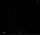 Neff T66FHE4L0 N 70 60cm Flex Induction Hob Black Glass - Araco Interiors