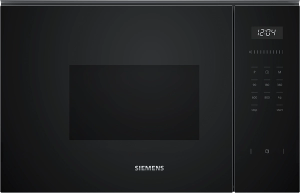 Siemens BF525LMB1B iQ500 Integrated Microwave Black - Araco Interiors