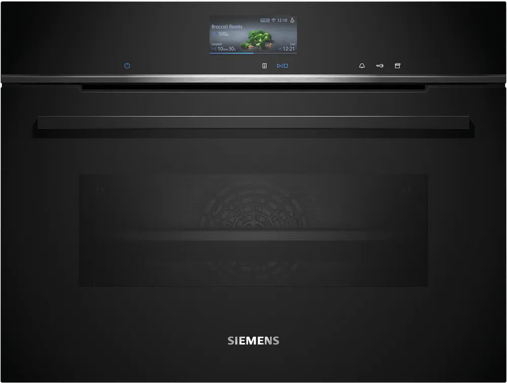 Siemens CS736G1B1 iQ700 Steam Oven Black - Araco Interiors
