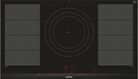 Siemens EX975LVV1E iQ700 90cm Flex Induction Hob Black Glass - Araco Interiors