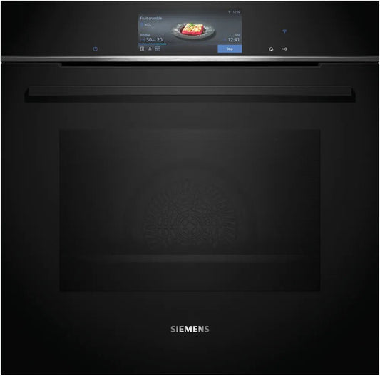 Siemens HB778G3B1B iQ700 activeClean Single Oven Black - Araco Interiors