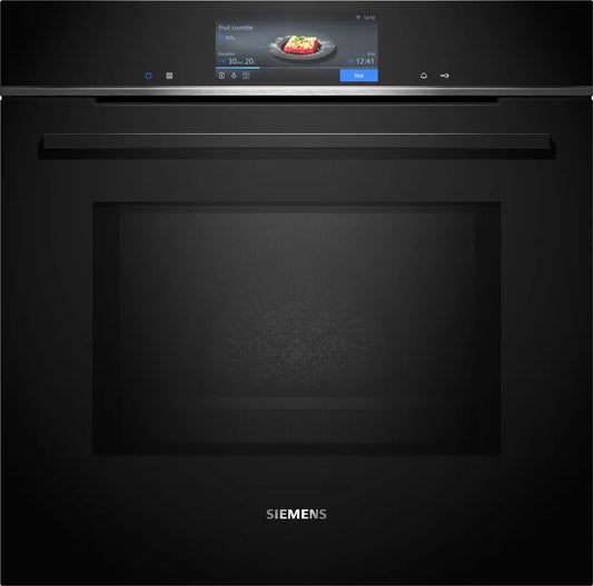 Siemens HM778GMB1B iQ700 activeClean Single Oven Black - Araco Interiors