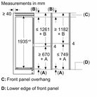 Siemens KI96NNSE0 iQ100 193.5x54 XL 60/40 Fridge Freezer - Araco Interiors
