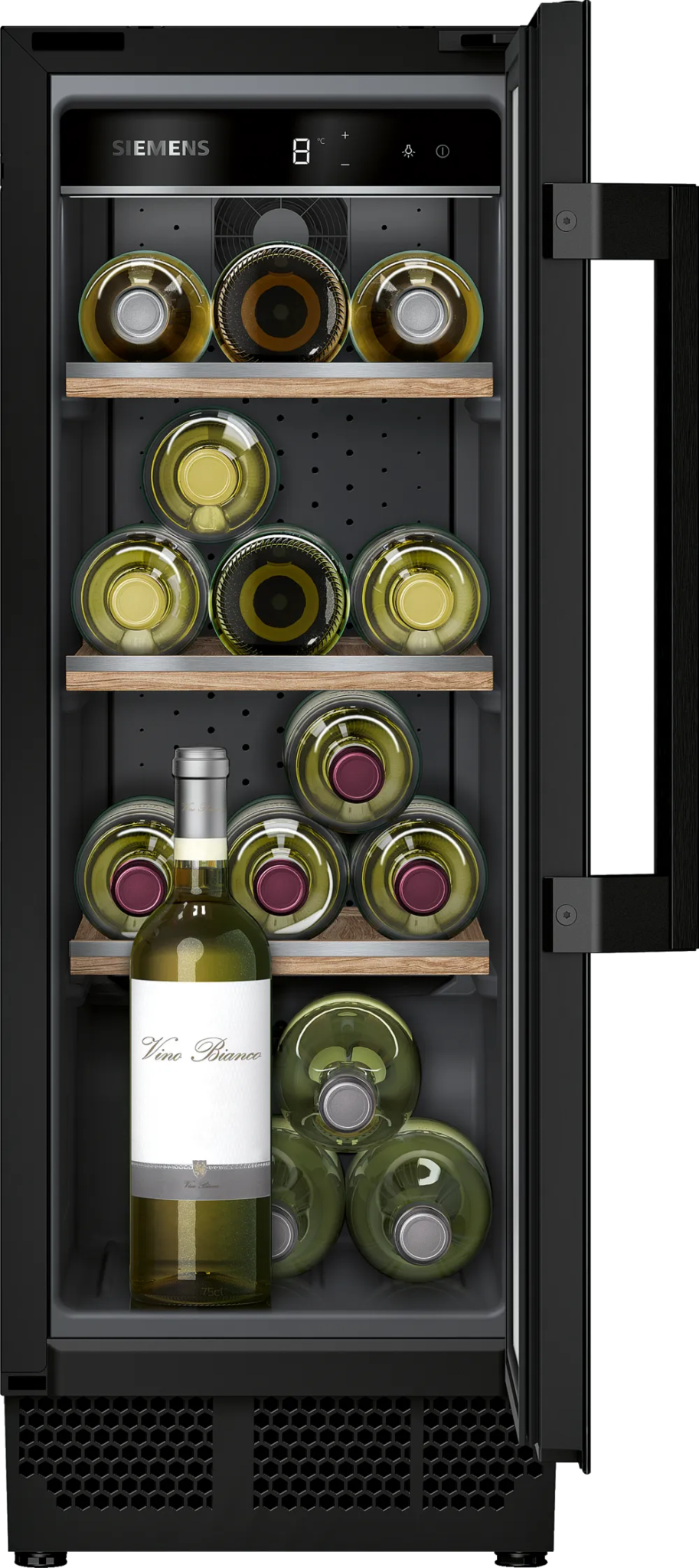 Siemens KU20WVHF0G iQ500 30cm Freestanding Wine Cooler - Araco Interiors