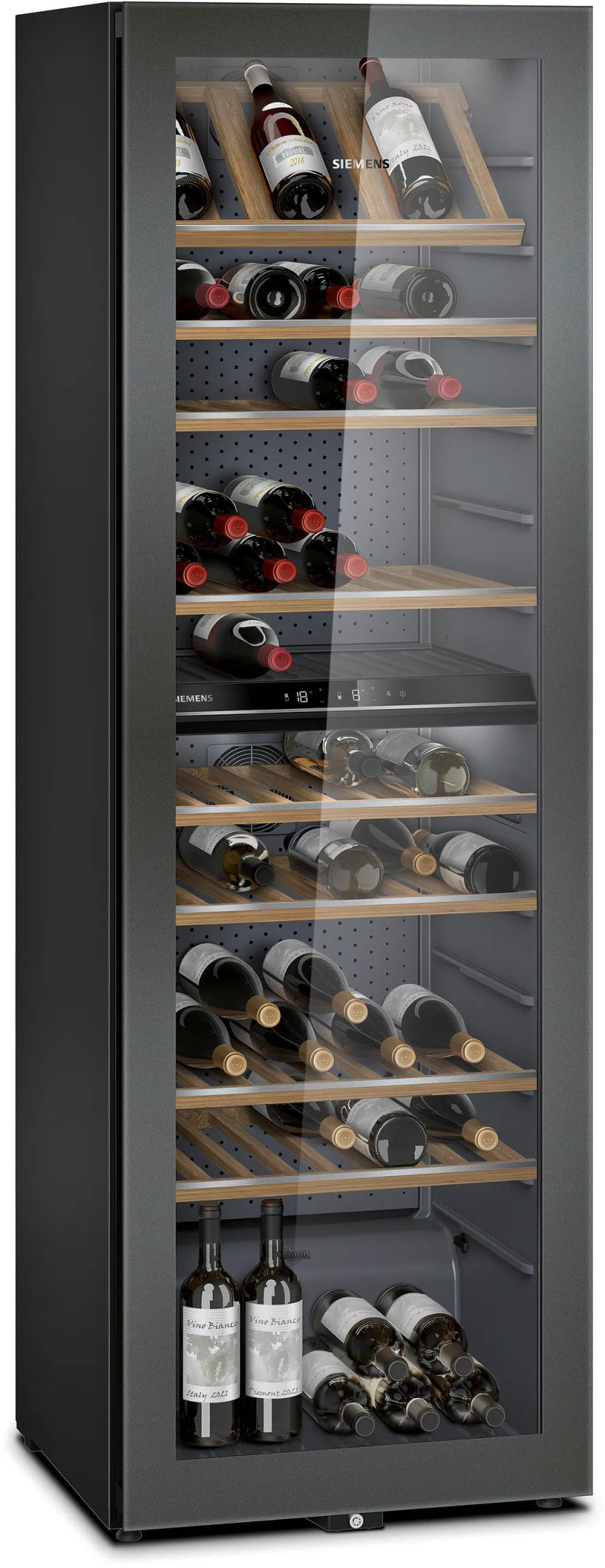 Siemens KW36KATGA iQ500 186x30cm Freestanding Wine Cooler - Araco Interiors