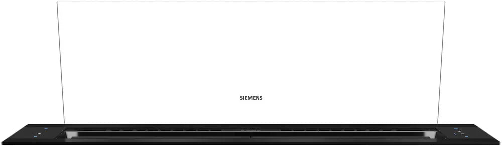 Siemens LD98WMM60B iQ700 90cm GlassdraftAir Hood Black Clear Glass - Araco Interiors