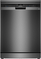Siemens SN23EC03ME iQ300 60cm Freestanding Dishwasher Black Steel - Araco Interiors