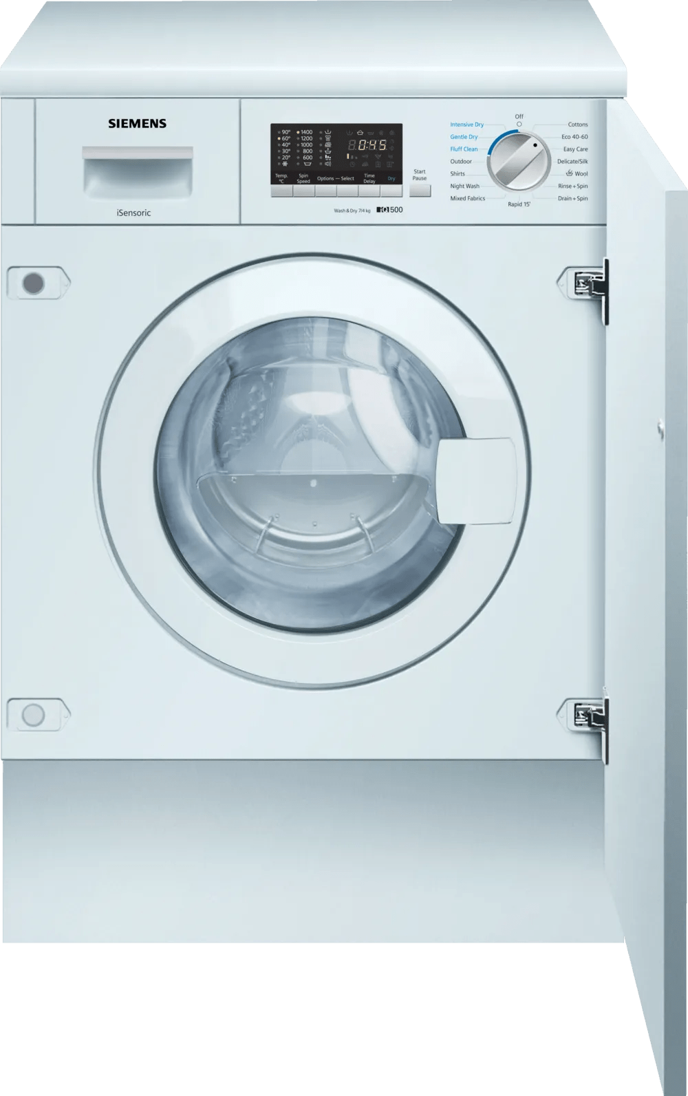 Siemens WK14D543GB iQ500 7kg/4kg Integrated Washer Dryer - Araco Interiors
