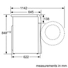 Siemens WN54C2ATGB iQ700 10.5kg/6kg Freestanding Washer Dryer Silver - Araco Interiors