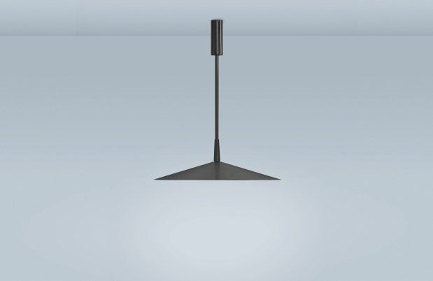 CTO Lighting Tinto - Medium - Rod - DALI-A Pendant Light bronze shade and bronze details-0